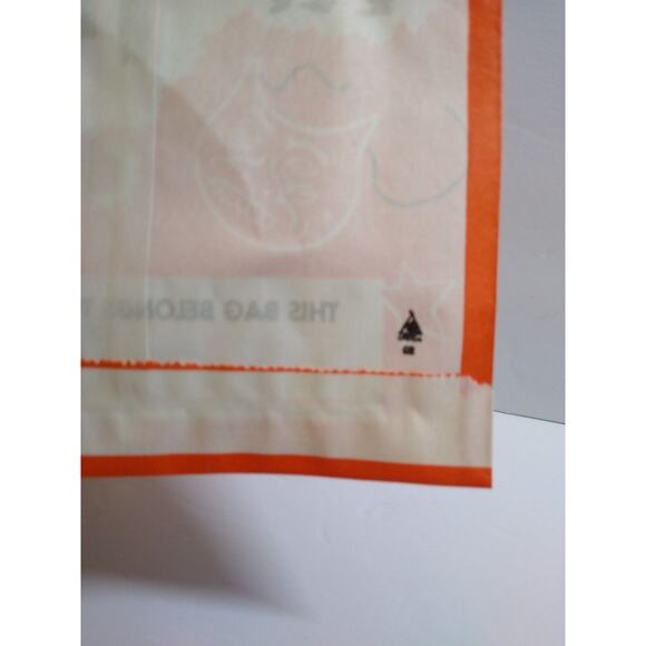 Rare Large 11" Halloween Trick Or Treat Paper Candy Loot Bag Clever Idea Vintage - Picture 7 of 8